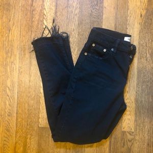 Pistola high-rise distressed jeans